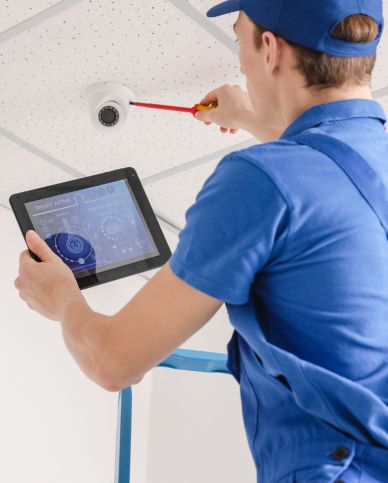 installing a cctv camera